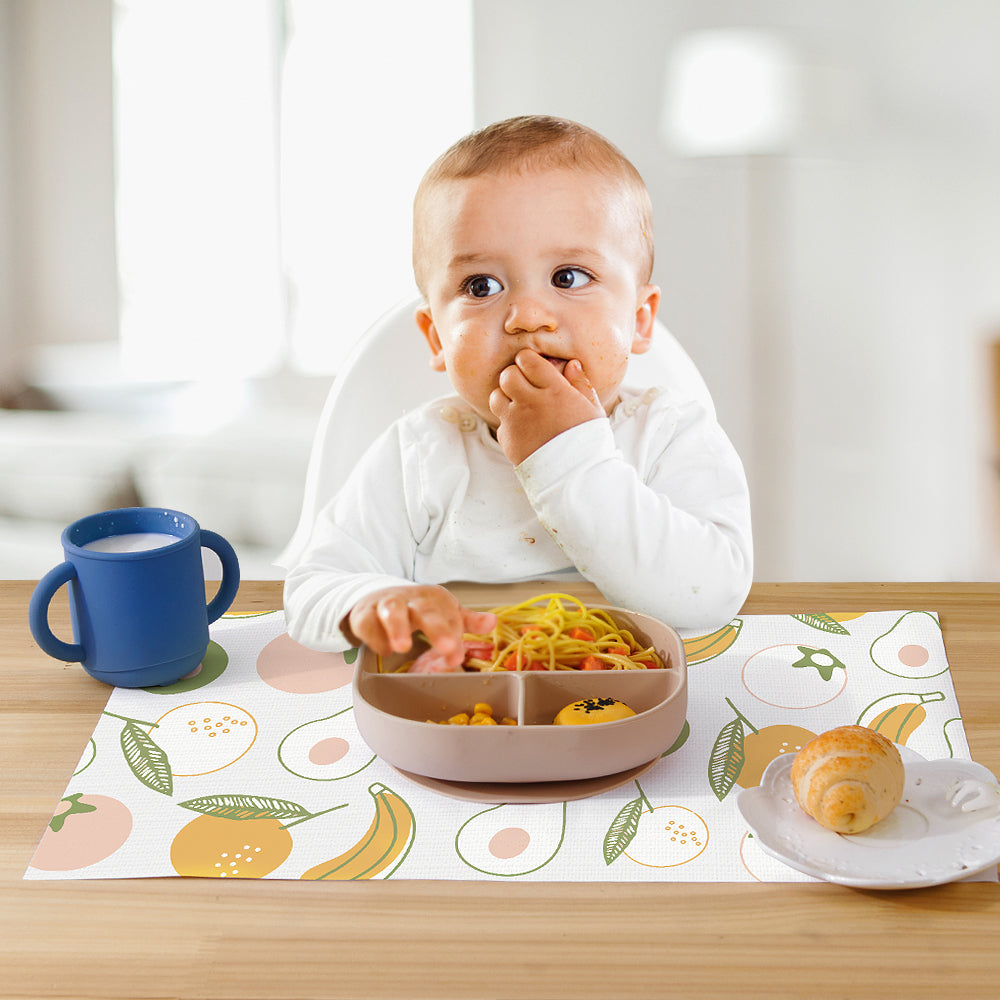 GreenlyLive™ Disposable Placemats for Kids - Hygienic & Waterproof 20-Pac