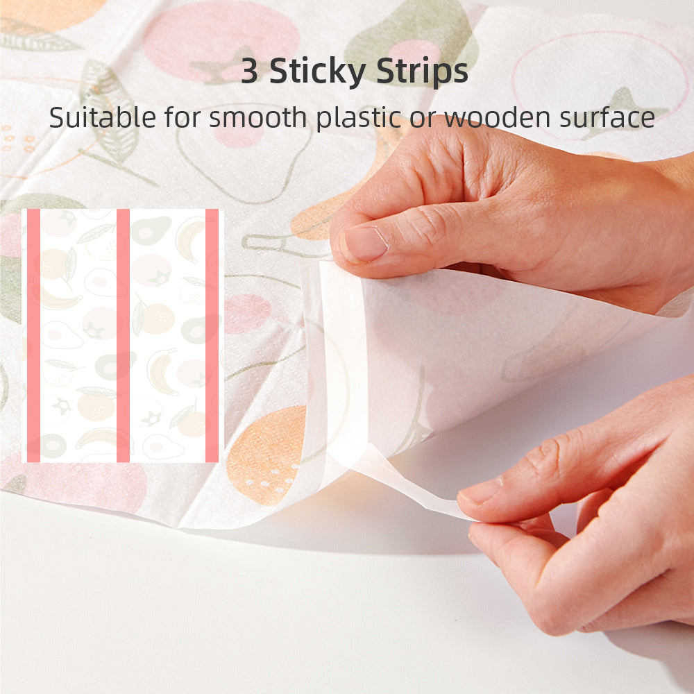 GreenlyLive™ Disposable Placemats for Kids - Hygienic & Waterproof 20-Pac